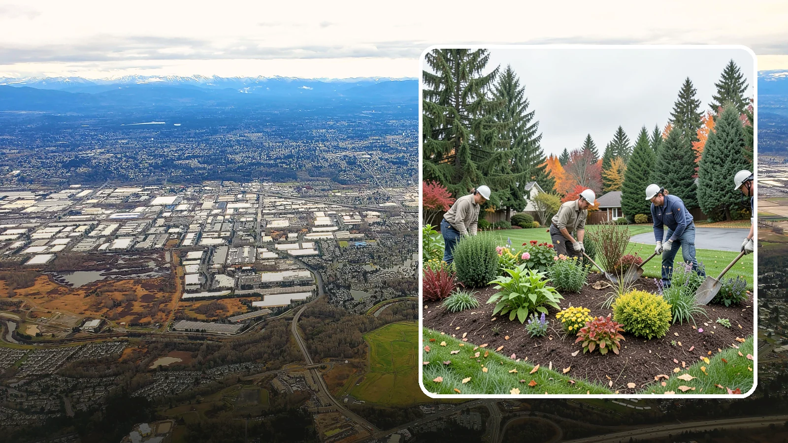 Bed Cleanup in Kent, King County, WA - We clear leaves, weeds, spent growth, and winter debris to restore order to your Pacific Northwest planting beds.