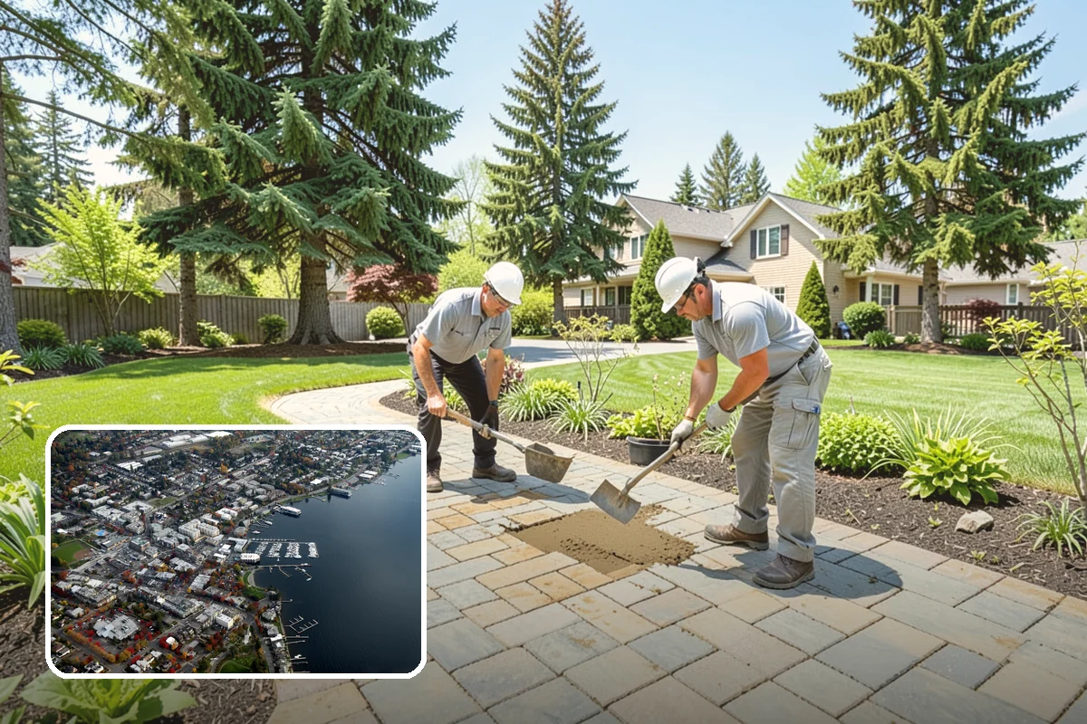 Bed Cleanup in Kirkland, King County, WA - Removes leaf litter and debris that smother plants and invite rot