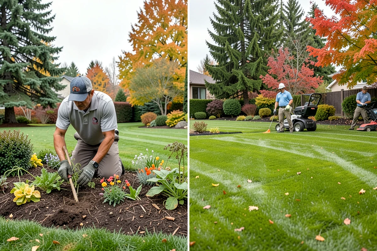 Bed Cleanup in Lake Forest Park, King County, WA - Walk the beds and identify plants to keep versus remove