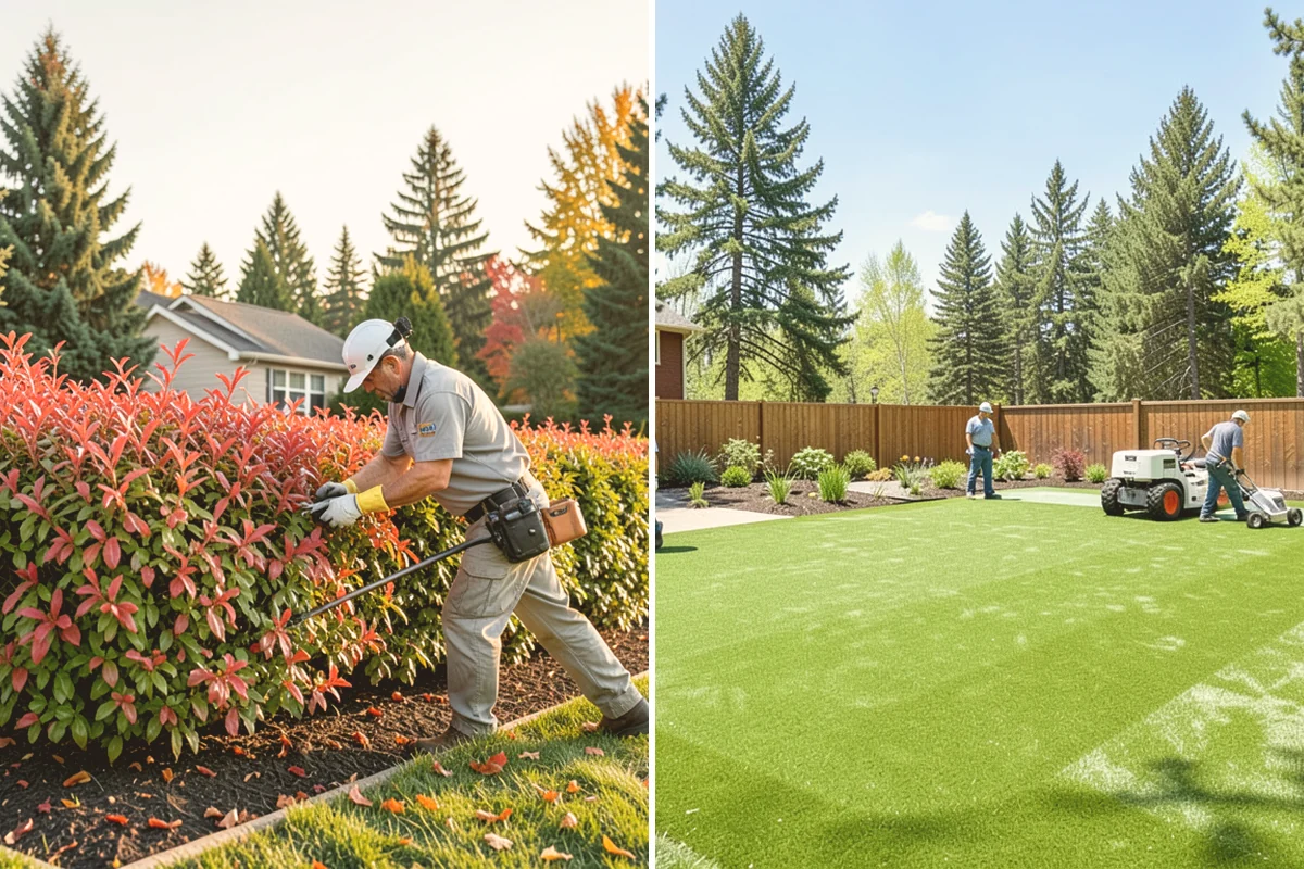 Bed Cleanup in Langley, Island County, WA - Walk the beds and identify plants to keep versus remove