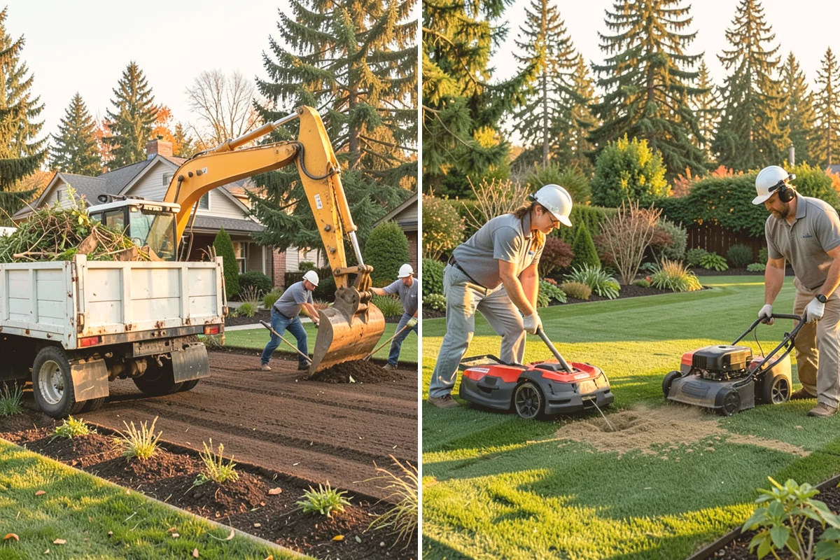 Bed Cleanup in Lynnwood, Snohomish County, WA - Walk the beds and identify plants to keep versus remove