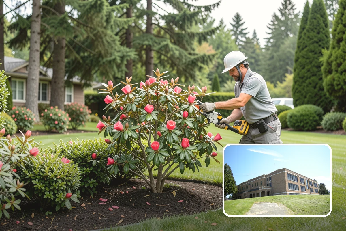 Bed Cleanup in Maple Valley, King County, WA - Removes leaf litter and debris that smother plants and invite rot