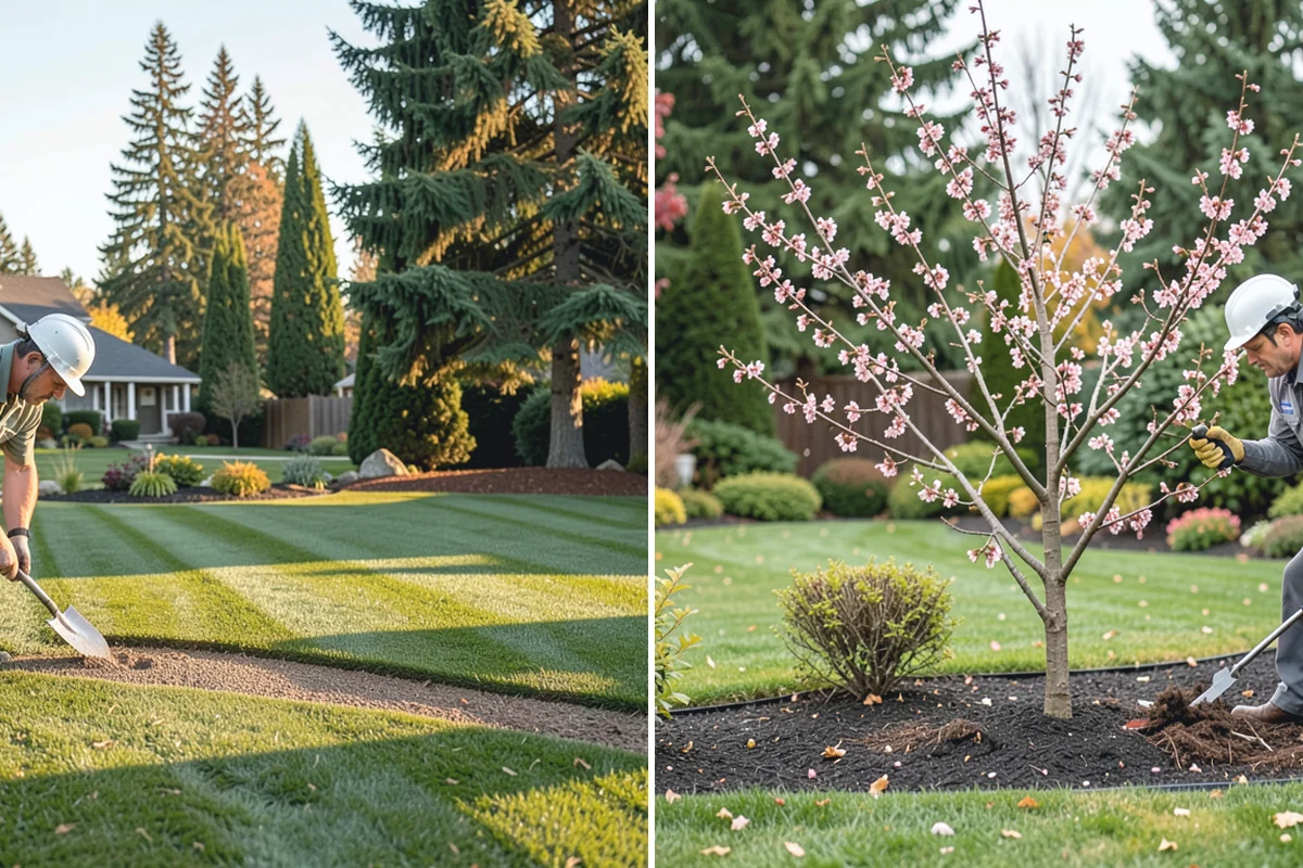 Bed Cleanup in Marysville, Snohomish County, WA - Walk the beds and identify plants to keep versus remove