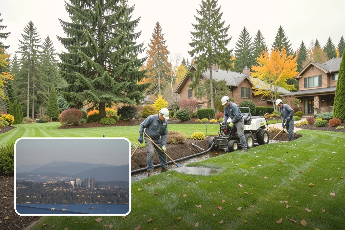 Bed Cleanup in Medina, King County, WA - Removes leaf litter and debris that smother plants and invite rot