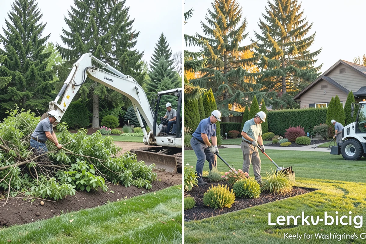 Bed Cleanup in Medina, King County, WA - Walk the beds and identify plants to keep versus remove