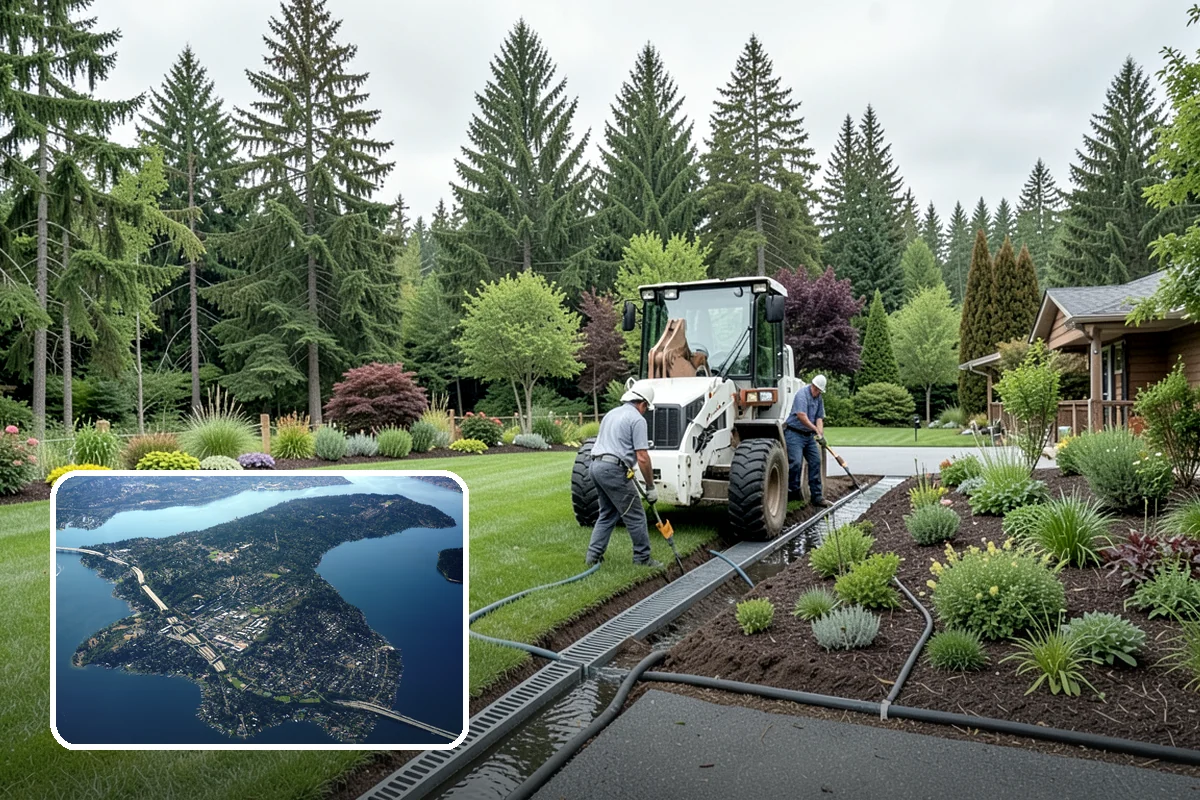 Bed Cleanup in Mercer Island, King County, WA - Removes leaf litter and debris that smother plants and invite rot