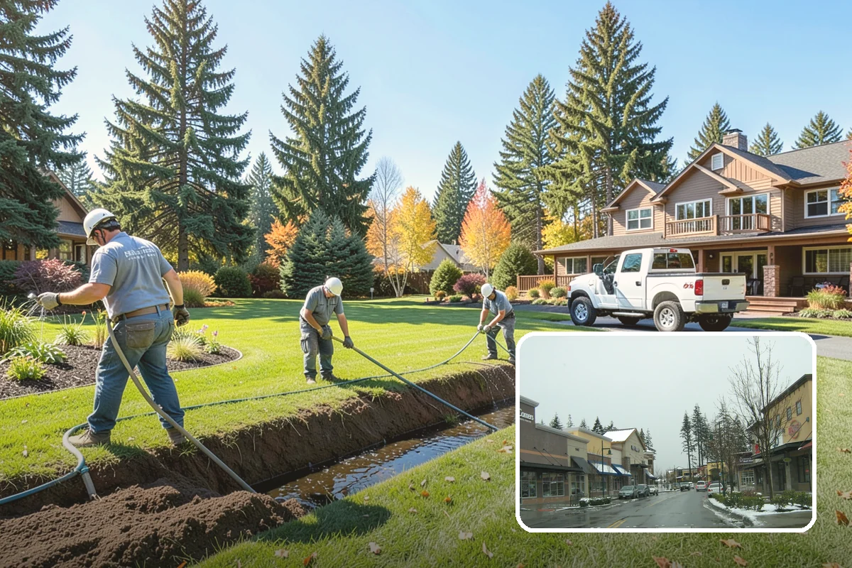 Bed Cleanup in Mill Creek, Snohomish County, WA - Removes leaf litter and debris that smother plants and invite rot