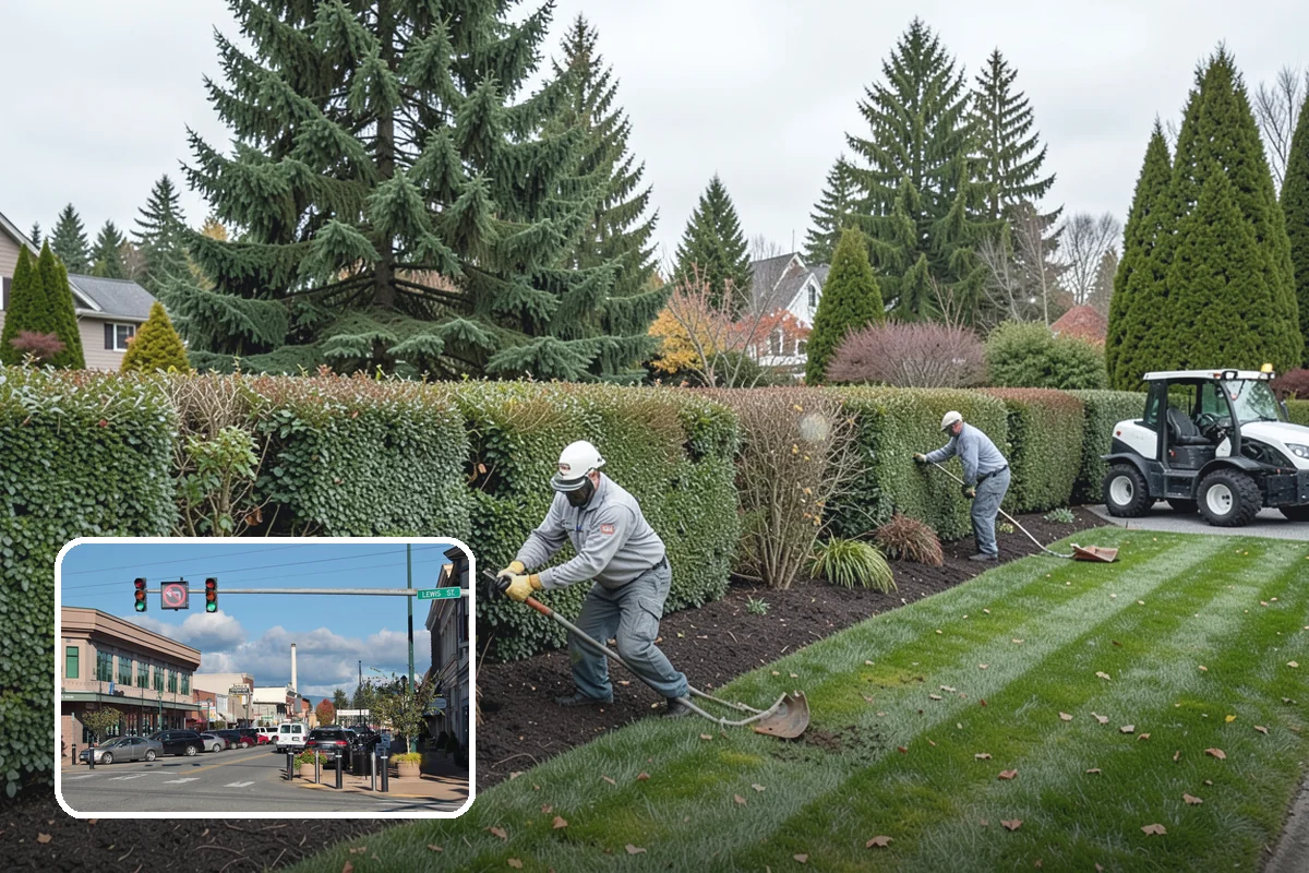 Bed Cleanup in Monroe, Snohomish County, WA - Removes leaf litter and debris that smother plants and invite rot