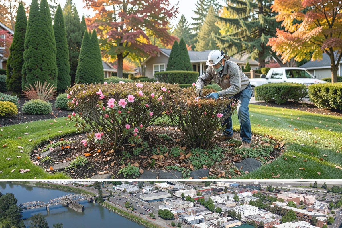 Bed Cleanup in Mount Vernon, Skagit County, WA - Most valuable in late fall after leaf drop and again in early spring before Puget Sound weeds take hold.