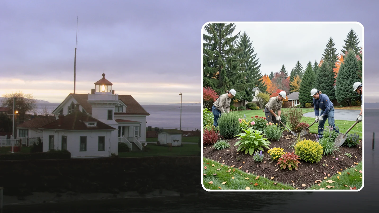 Bed Cleanup in Mukilteo, Snohomish County, WA - We clear leaves, weeds, spent growth, and winter debris to restore order to your Pacific Northwest planting beds.
