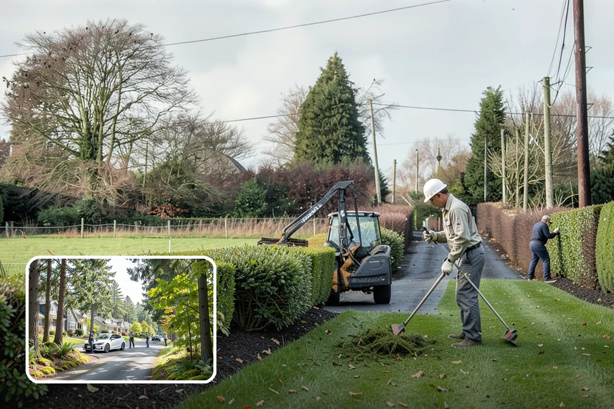 Bed Cleanup in Normandy Park, King County, WA - Removes leaf litter and debris that smother plants and invite rot