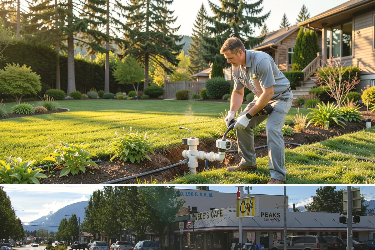 Bed Cleanup in North Bend, King County, WA - Most valuable in late fall after leaf drop and again in early spring before Puget Sound weeds take hold.