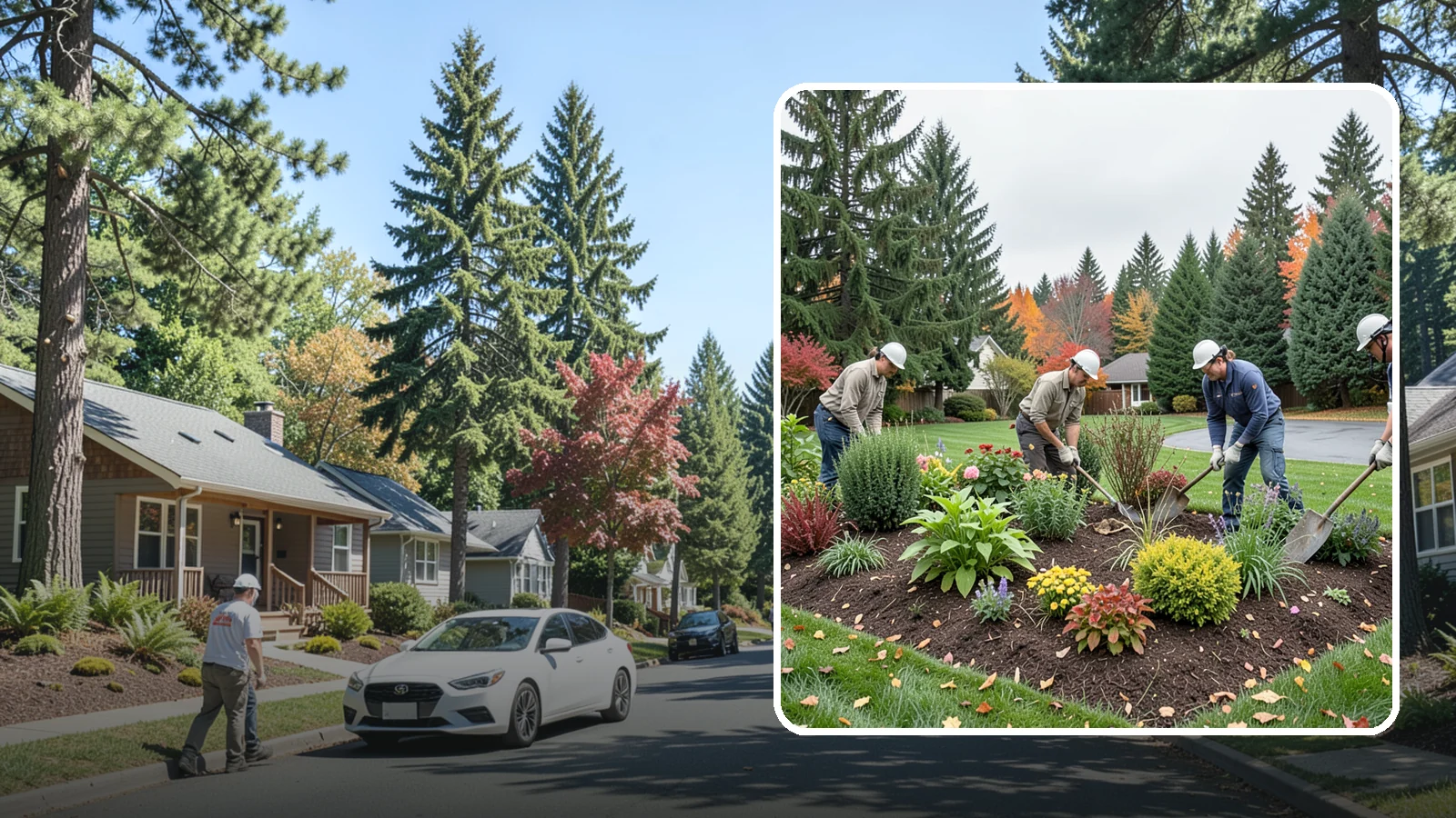 Bed Cleanup in Orting, Pierce County, WA - We clear leaves, weeds, spent growth, and winter debris to restore order to your Pacific Northwest planting beds.