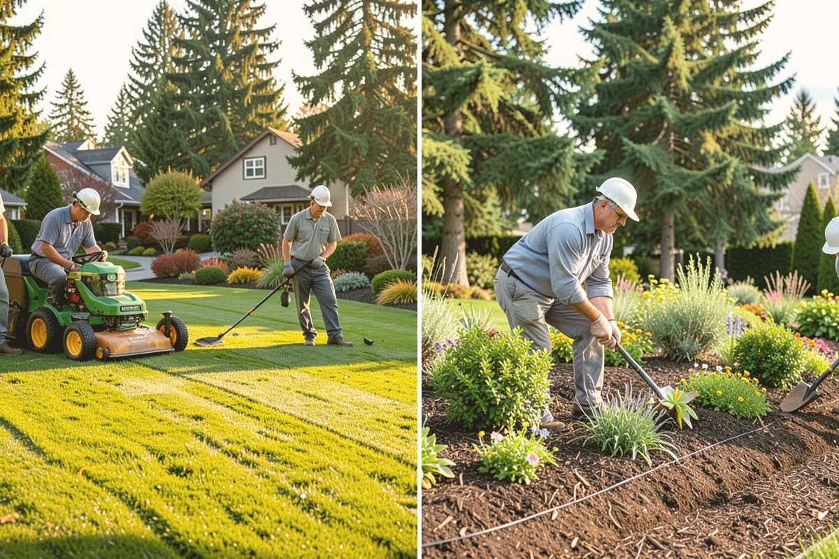 Bed Cleanup in Orting, Pierce County, WA - Walk the beds and identify plants to keep versus remove