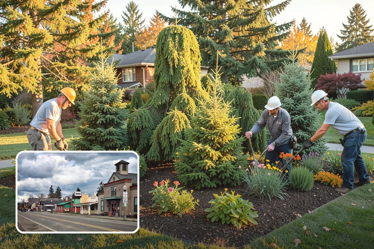 Bed Cleanup in Roy, Pierce County, WA - Removes leaf litter and debris that smother plants and invite rot