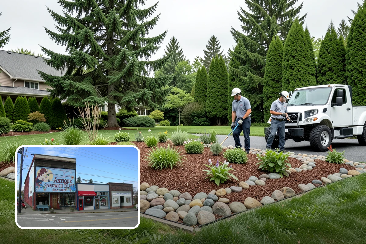 Bed Cleanup in Ruston, Pierce County, WA - Removes leaf litter and debris that smother plants and invite rot