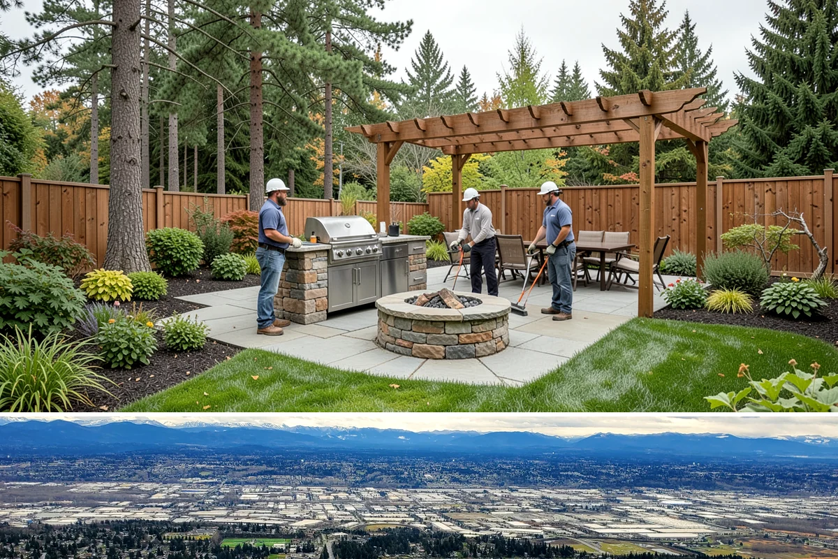 Bed Cleanup in SeaTac, King County, WA - Most valuable in late fall after leaf drop and again in early spring before Puget Sound weeds take hold.