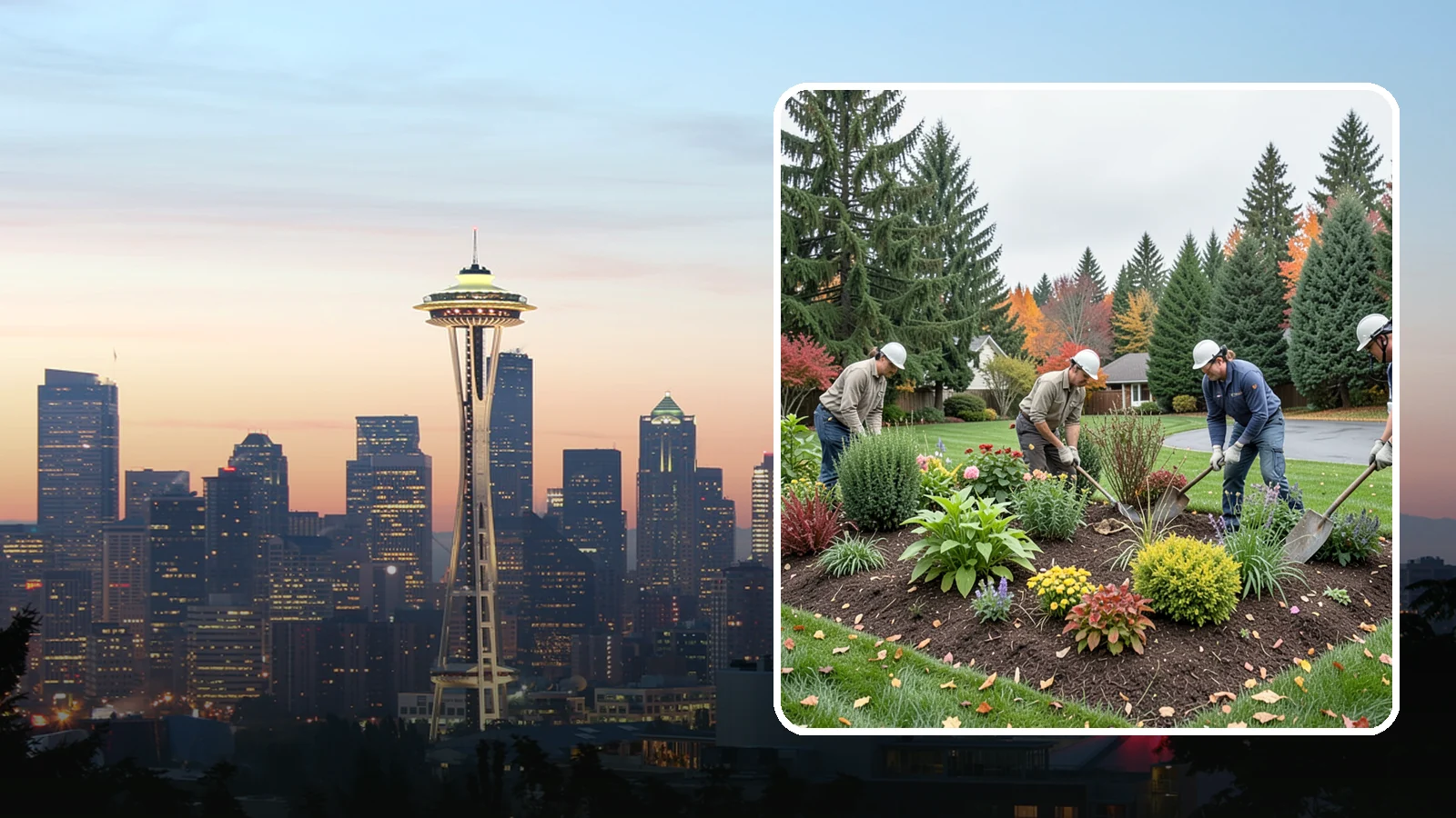 Bed Cleanup in Seattle, King County, WA - We clear leaves, weeds, spent growth, and winter debris to restore order to your Pacific Northwest planting beds.