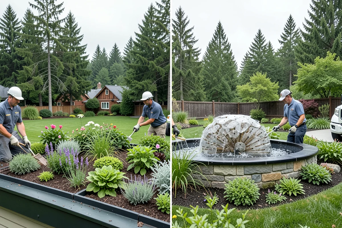 Bed Cleanup in Seattle, King County, WA - Walk the beds and identify plants to keep versus remove