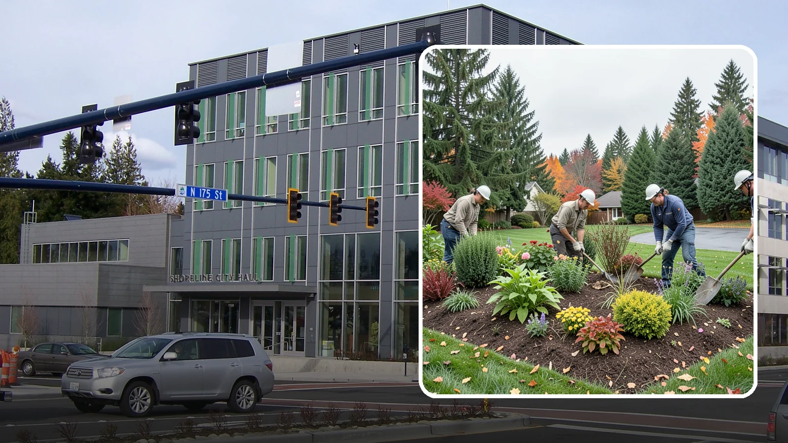 Bed Cleanup in Shoreline, King County, WA - We clear leaves, weeds, spent growth, and winter debris to restore order to your Pacific Northwest planting beds.