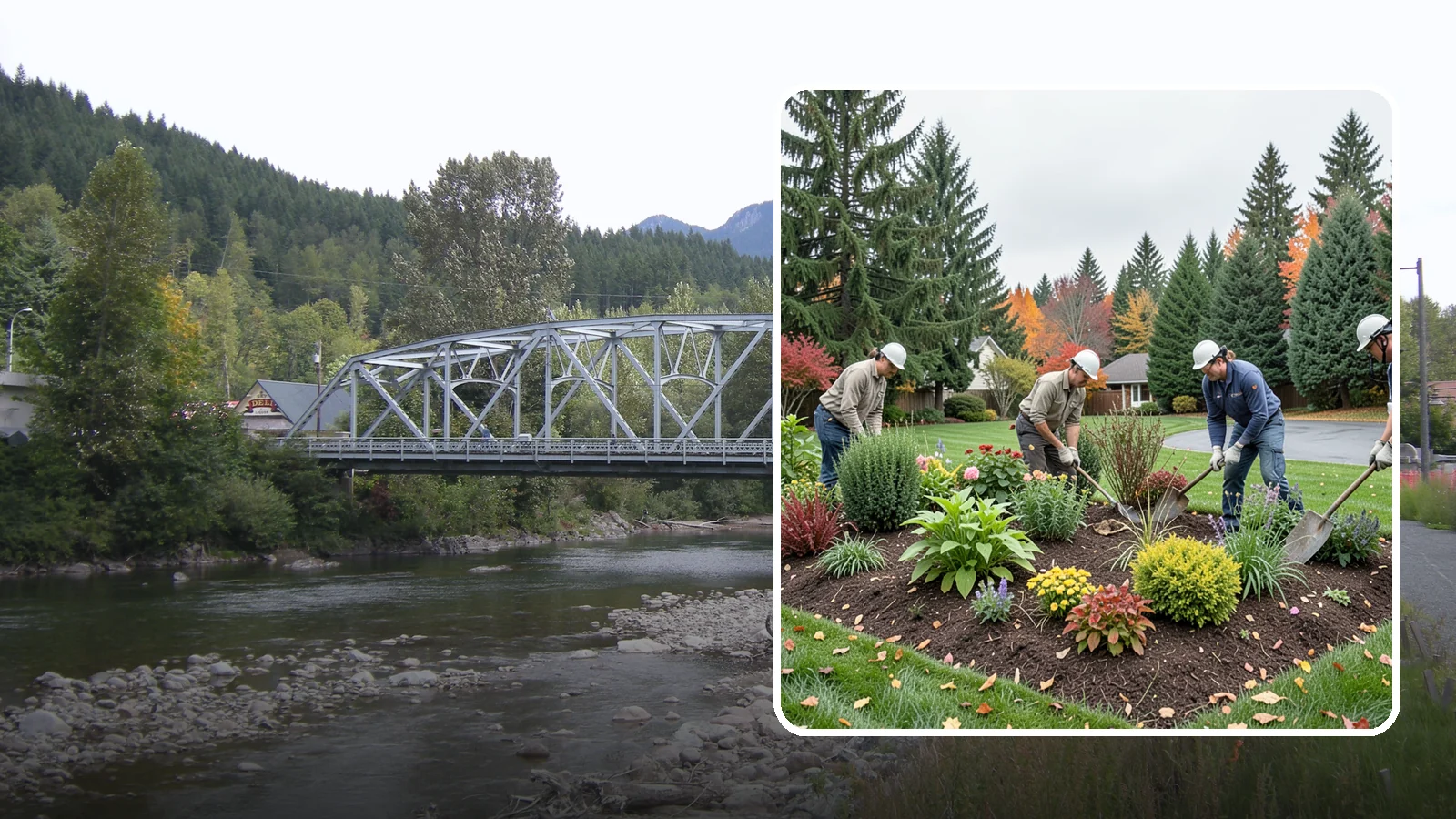 Bed Cleanup in Skykomish, King County, WA - We clear leaves, weeds, spent growth, and winter debris to restore order to your Pacific Northwest planting beds.