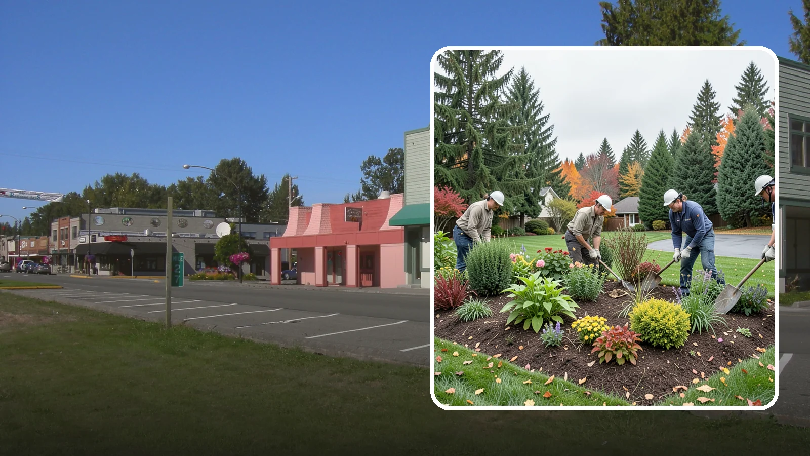 Bed Cleanup in Snoqualmie, King County, WA - We clear leaves, weeds, spent growth, and winter debris to restore order to your Pacific Northwest planting beds.