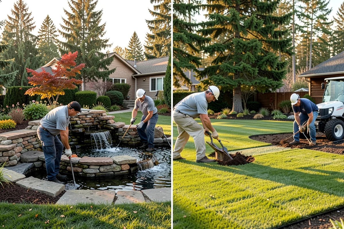 Bed Cleanup in Snoqualmie, King County, WA - Walk the beds and identify plants to keep versus remove