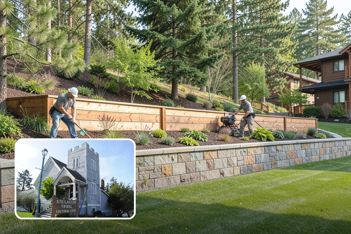 Bed Cleanup in Steilacoom, Pierce County, WA - Removes leaf litter and debris that smother plants and invite rot