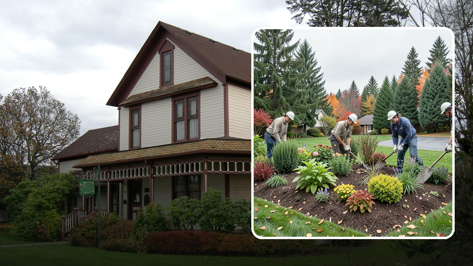 Bed Cleanup in Sumner, Pierce County, WA - We clear leaves, weeds, spent growth, and winter debris to restore order to your Pacific Northwest planting beds.