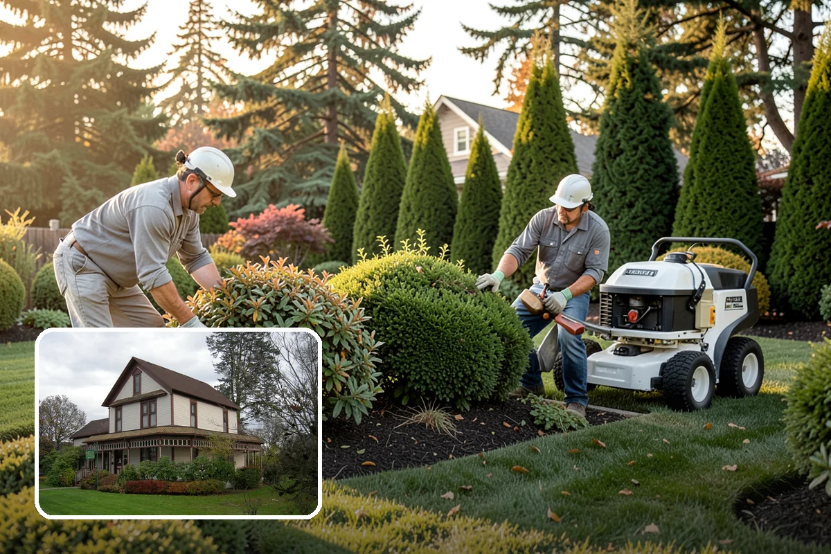Bed Cleanup in Sumner, Pierce County, WA - Removes leaf litter and debris that smother plants and invite rot