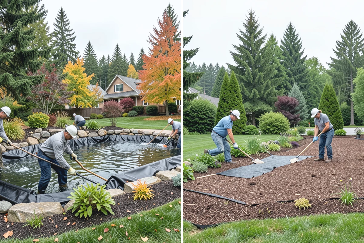 Bed Cleanup in Sumner, Pierce County, WA - Walk the beds and identify plants to keep versus remove