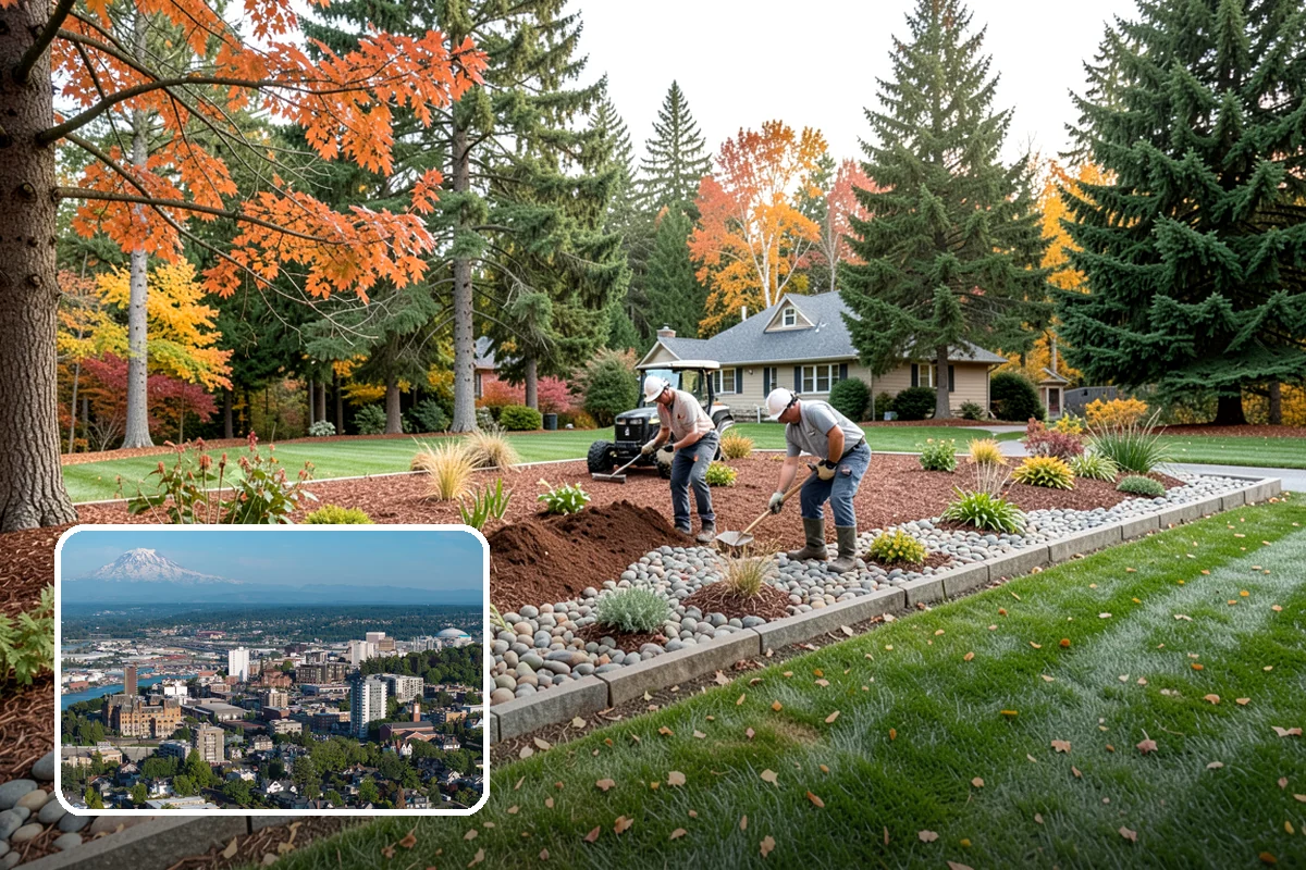 Bed Cleanup in Tacoma, Pierce County, WA - Removes leaf litter and debris that smother plants and invite rot