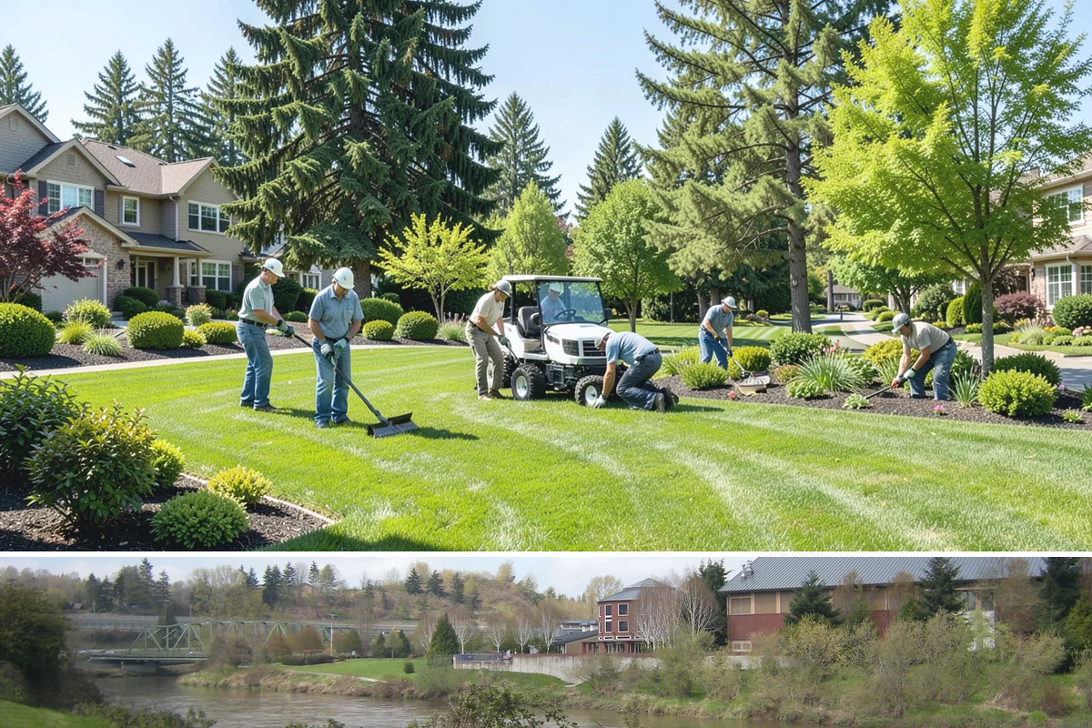 Bed Cleanup in Tukwila, King County, WA - Most valuable in late fall after leaf drop and again in early spring before Puget Sound weeds take hold.