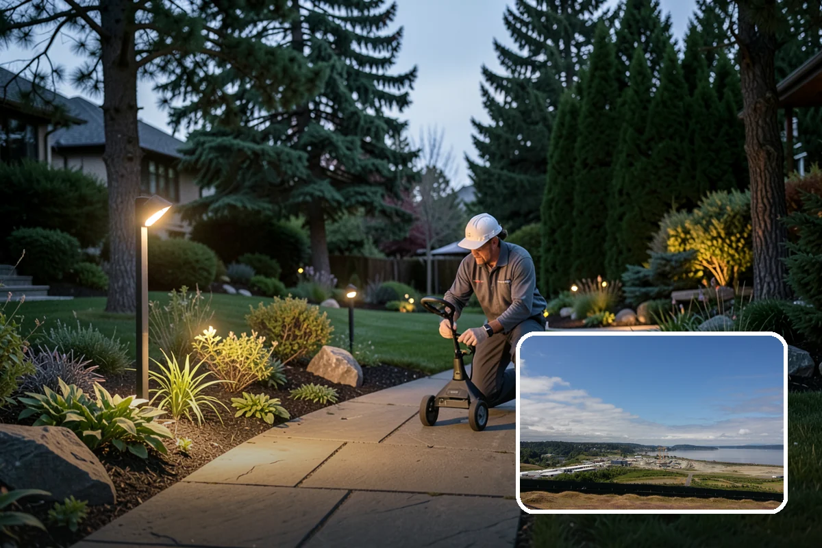 Bed Cleanup in University Place, Pierce County, WA - Removes leaf litter and debris that smother plants and invite rot