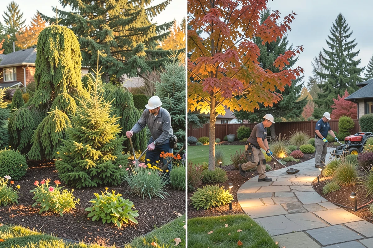 Bed Cleanup in University Place, Pierce County, WA - Walk the beds and identify plants to keep versus remove