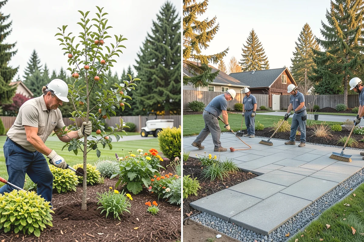 Bed Cleanup in Yarrow Point, King County, WA - Walk the beds and identify plants to keep versus remove