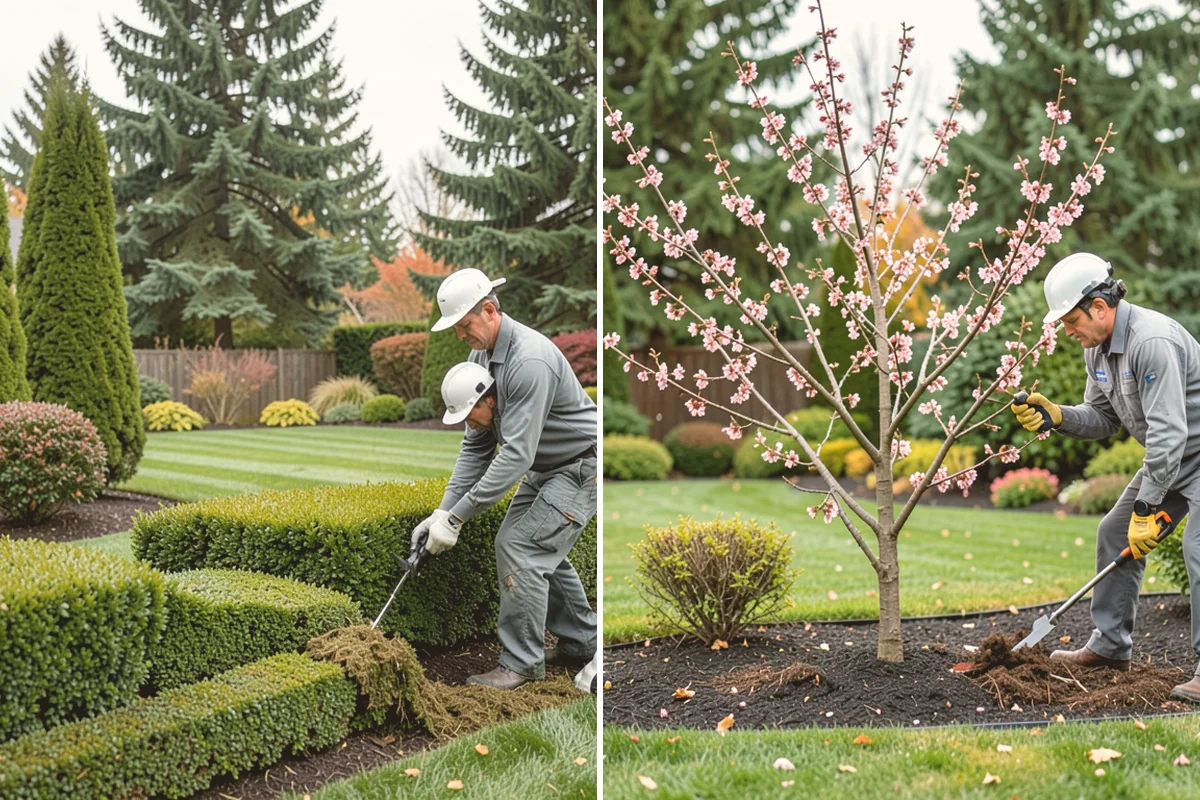 Bed Cultivation in Bellevue, King County, WA - Inspect soil compaction and moisture between plantings
