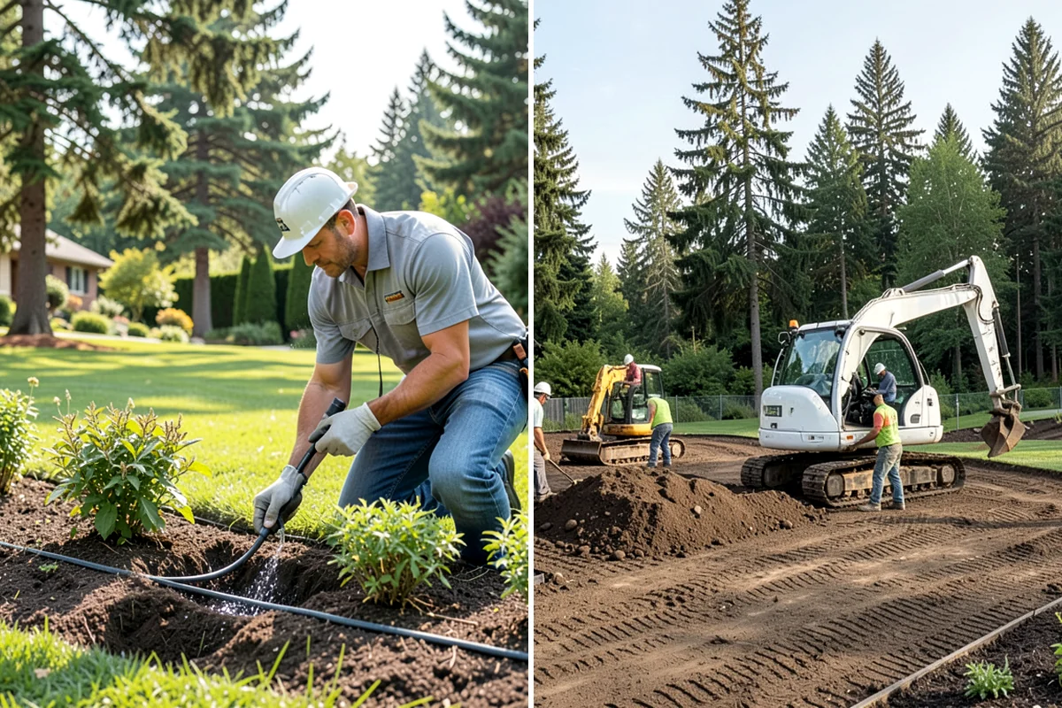 Bed Cultivation in Federal Way, King County, WA - Inspect soil compaction and moisture between plantings
