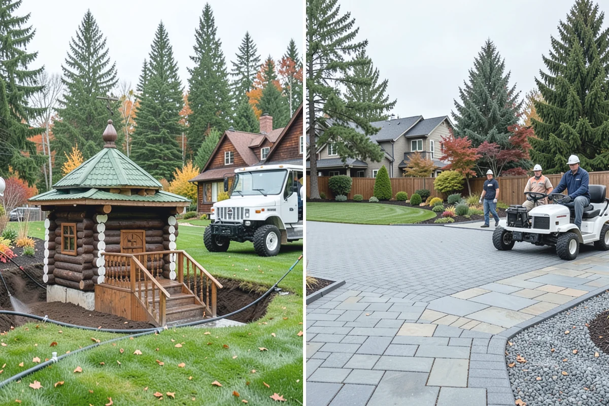 Bed Expansion in Auburn, King County, WA - Lay out the new bed shape with you and mark the perimeter