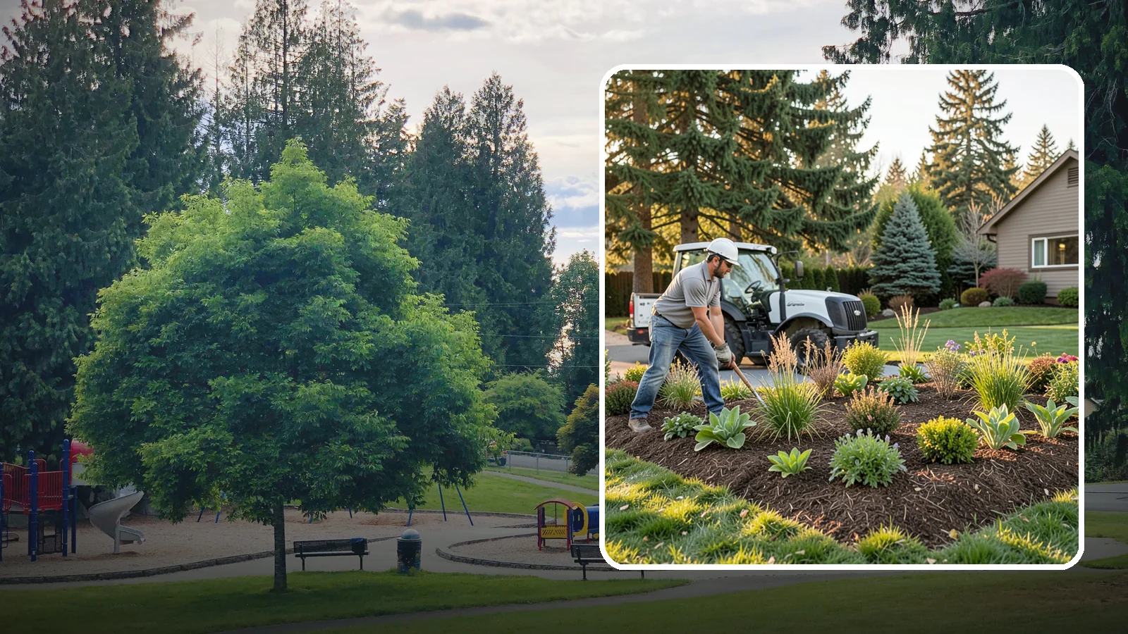 Bed Expansion in Bonney Lake, Pierce County, WA - We enlarge your existing planting beds to accommodate new plants, better proportions, and easier maintenance across your Puget...