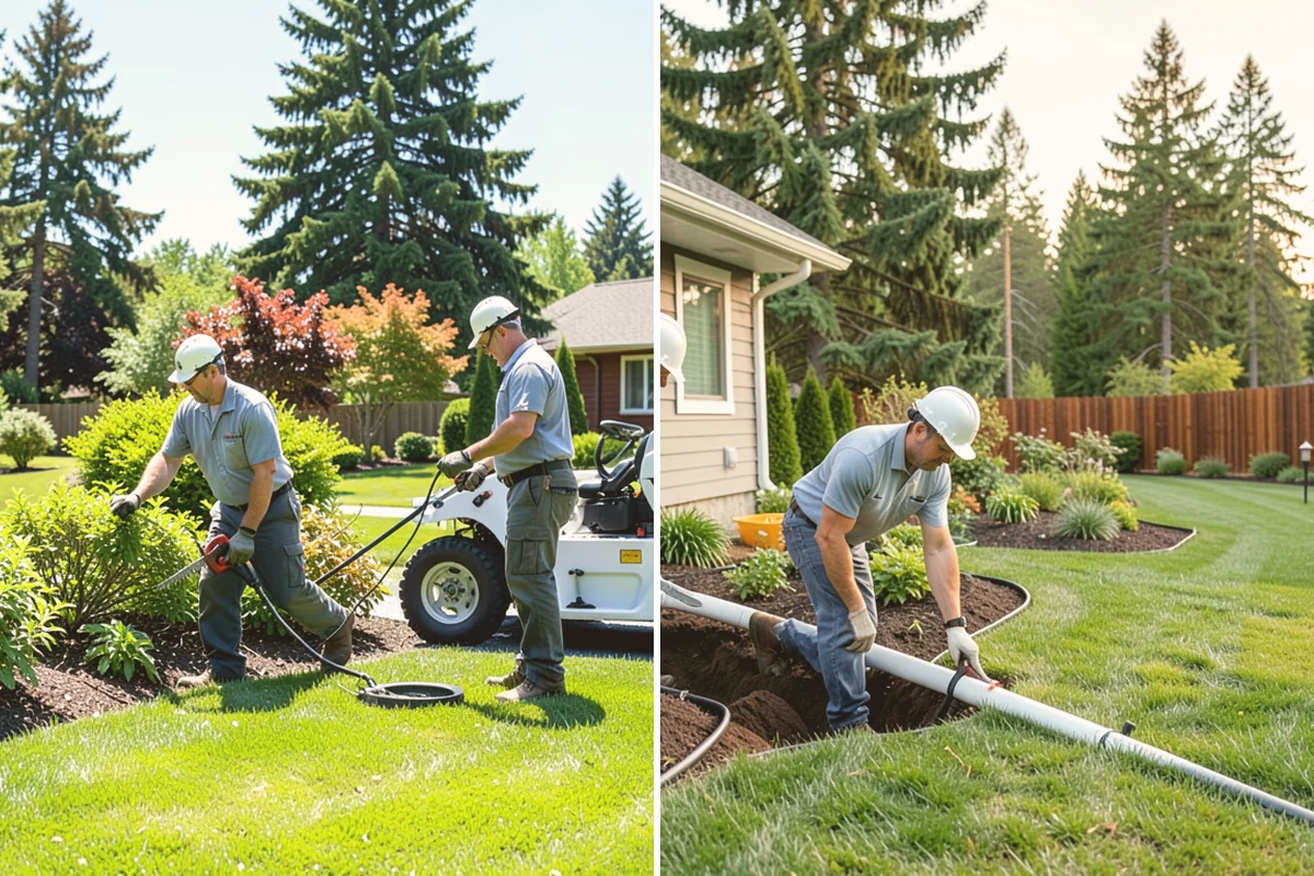 Bed Expansion in Bothell, King County, WA - Lay out the new bed shape with you and mark the perimeter