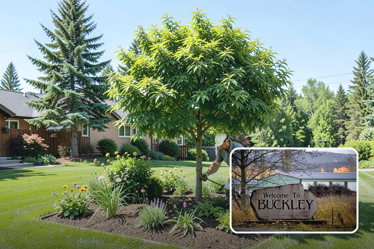 Bed Expansion in Buckley, Pierce County, WA - Creates room for additional plants and layered design