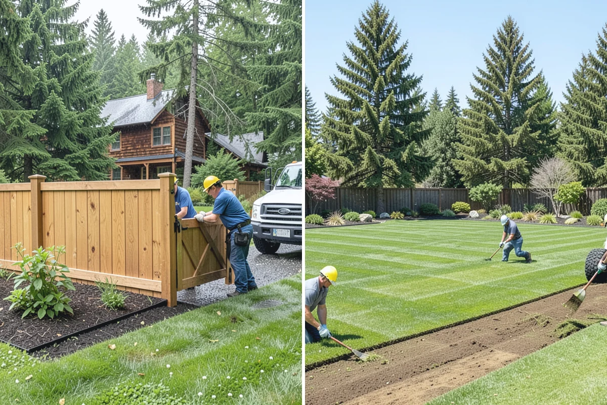 Bed Expansion in Buckley, Pierce County, WA - Lay out the new bed shape with you and mark the perimeter