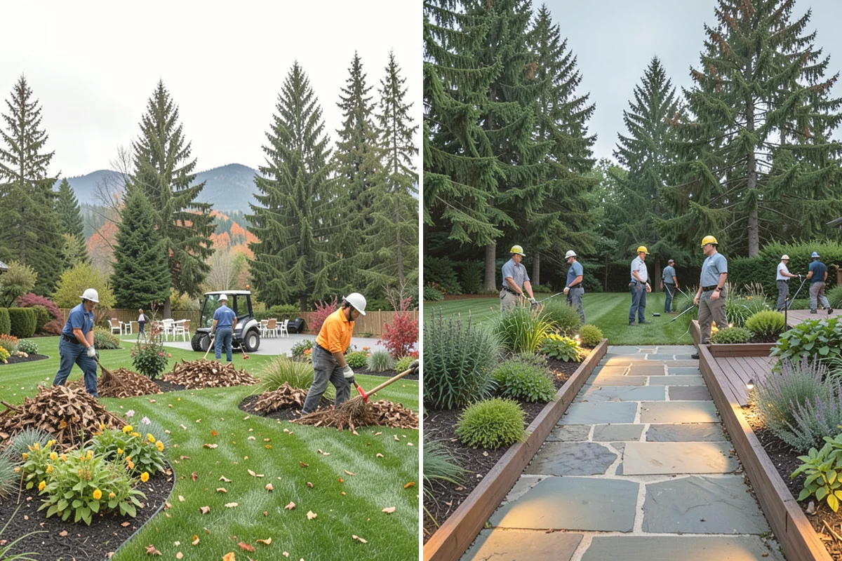 Bed Expansion in Burlington, Skagit County, WA - Lay out the new bed shape with you and mark the perimeter