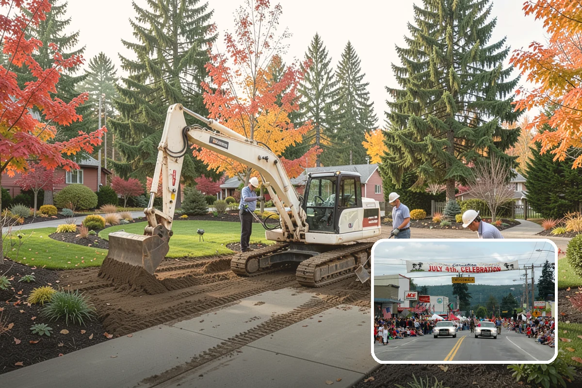 Bed Expansion in Carnation, King County, WA - Creates room for additional plants and layered design