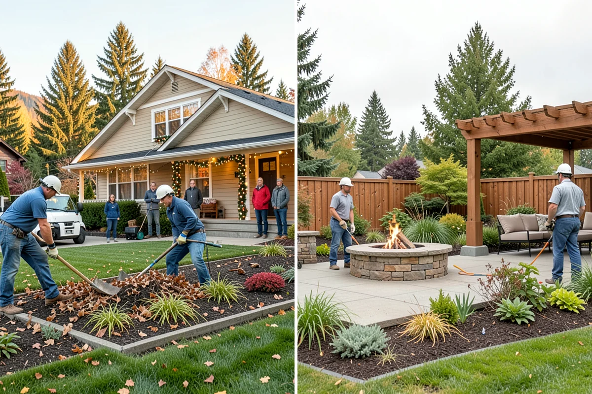 Bed Expansion in Enumclaw, King County, WA - Lay out the new bed shape with you and mark the perimeter