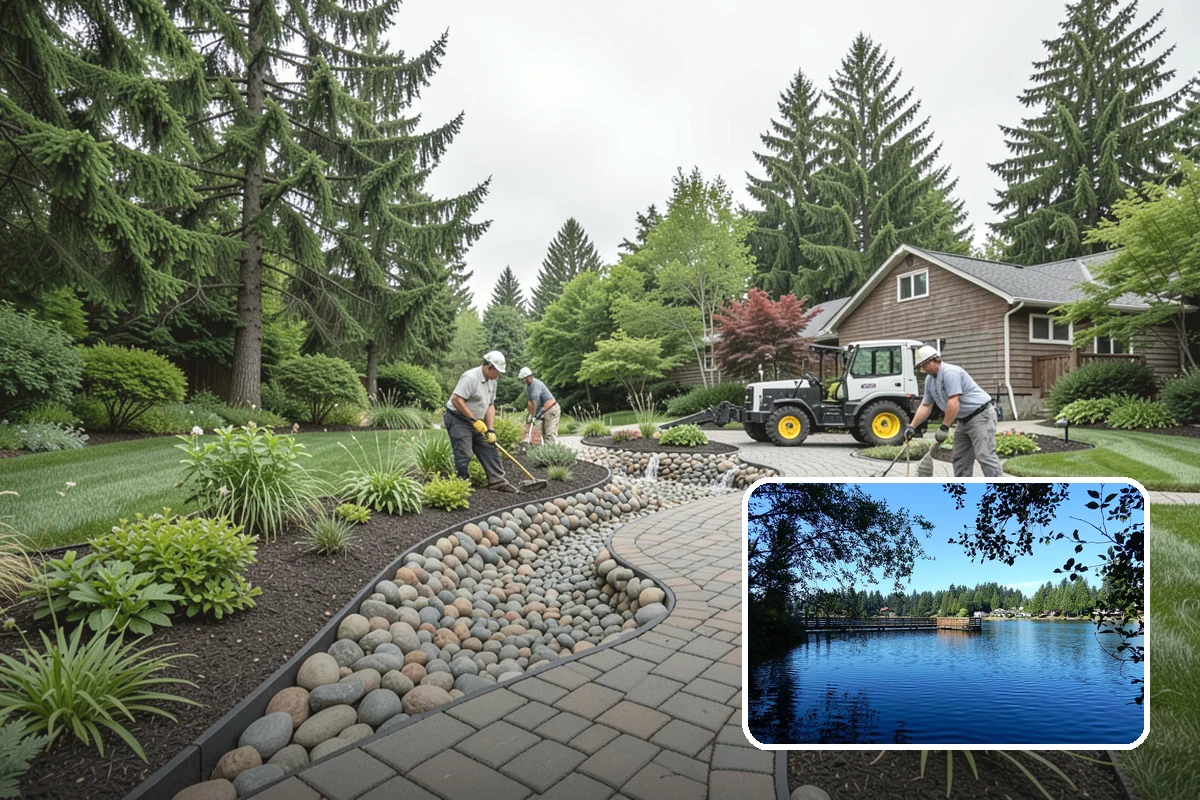 Bed Expansion in Federal Way, King County, WA - Creates room for additional plants and layered design