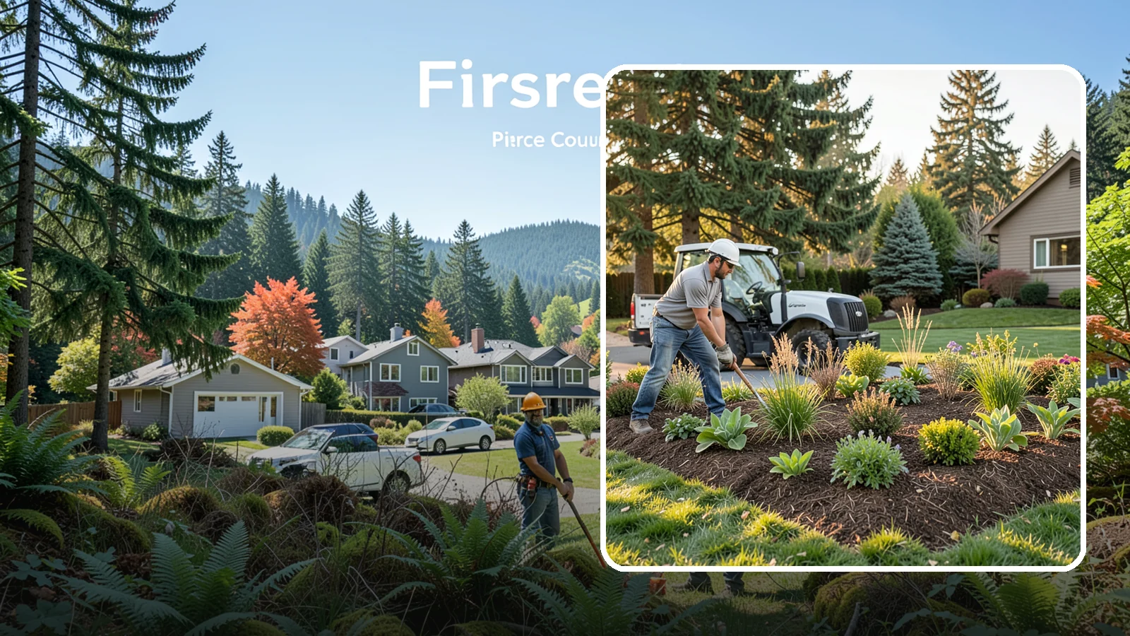 Bed Expansion in Fircrest, Pierce County, WA - We enlarge your existing planting beds to accommodate new plants, better proportions, and easier maintenance across your Puget...