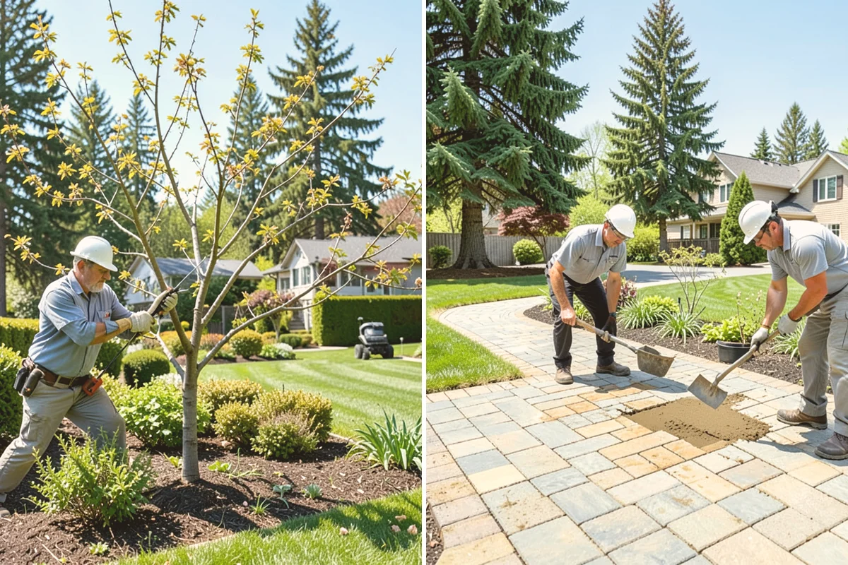 Bed Expansion in Kirkland, King County, WA - Lay out the new bed shape with you and mark the perimeter