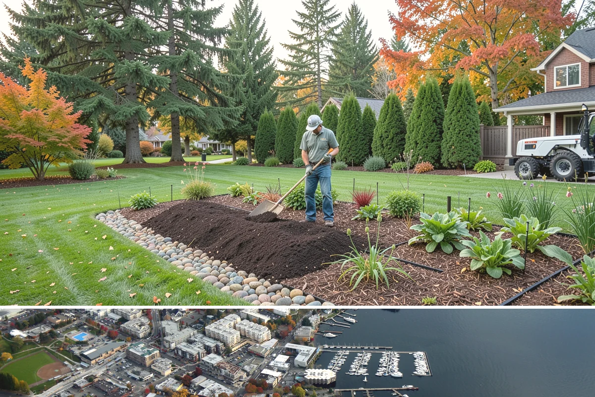 Bed Expansion in Kirkland, King County, WA - Best done in the cool, moist windows of spring or early autumn so freshly opened soil settles before Puget Sound's summer dry...